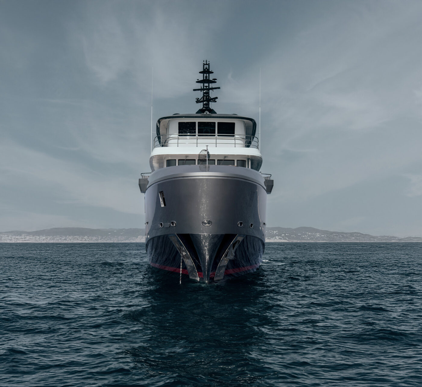 Audace fulfills her Owner's long-held project to commission a pure custom explorer yacht