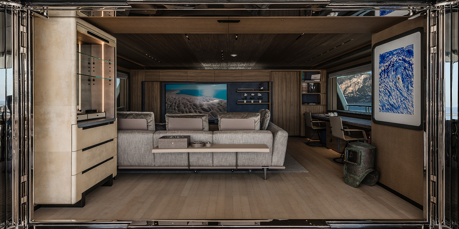 Interior, Deep Blue 141' / Acala