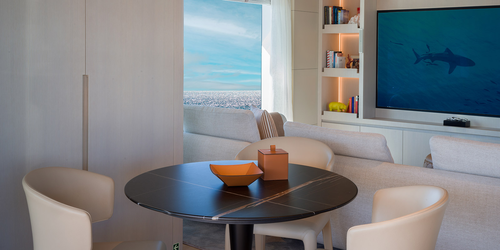 Interior, RJ Class 115’ / Stellamar